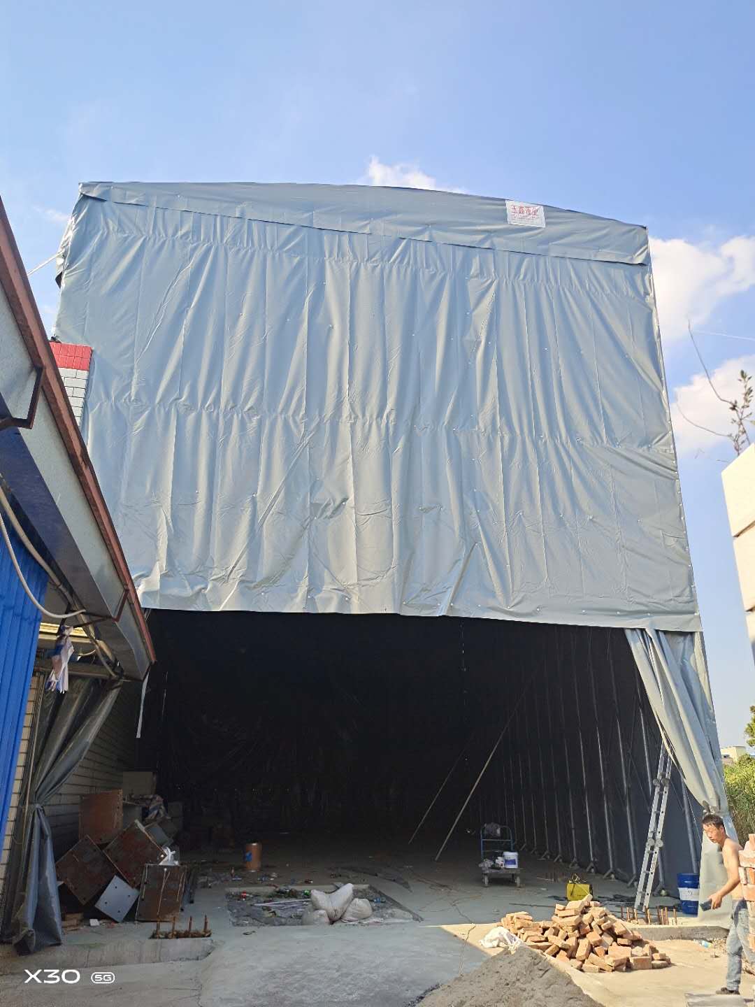 推拉篷 大型倉儲 